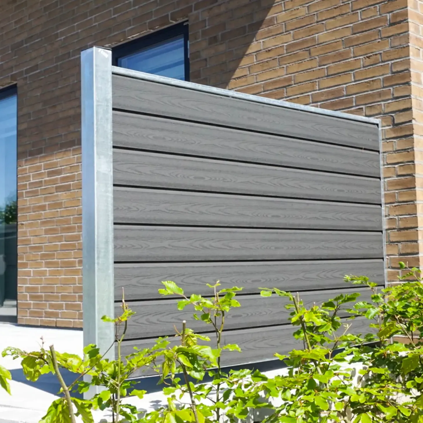 Kirkedal komposit profilbræt K2 Sort 25x150x1800 mm (dobbeltklink)