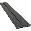 Kirkedal komposit profilbræt K1 Sort 25x150x1800 mm (fer/not)