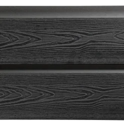 Kirkedal komposit profilbræt K1 Sort 25x150x1800 mm (fer/not)