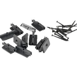 Kirkedal Solid clips m/skruer 20x40 mm 100 stk