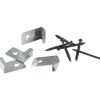 Kirkedal Solid og Heimdal startbeslag m/skruer 20x30 mm 50 stk