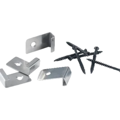 Kirkedal Solid og Heimdal startbeslag m/skruer 20x30 mm 50 stk