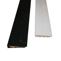 Klinkbekædning gran m/fer og not 25x150 mm (22x145) x 3,6M sortmalet