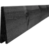 Klinkbeklædning gran 32 x 150 mm høvlet, grundmalet sort 177 cm