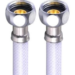 Kombi flex toiletslange 1/2"x1/2"x40 cm hvid