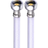 Kombi flex toiletslange 1/2"x1/2"x30 cm hvid
