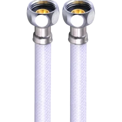 Kombi flex toiletslange 1/2"x1/2"x30 cm hvid