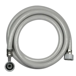 Kombi flex vaskemaskine slange 3/4"x3/4"x300 cm hvid