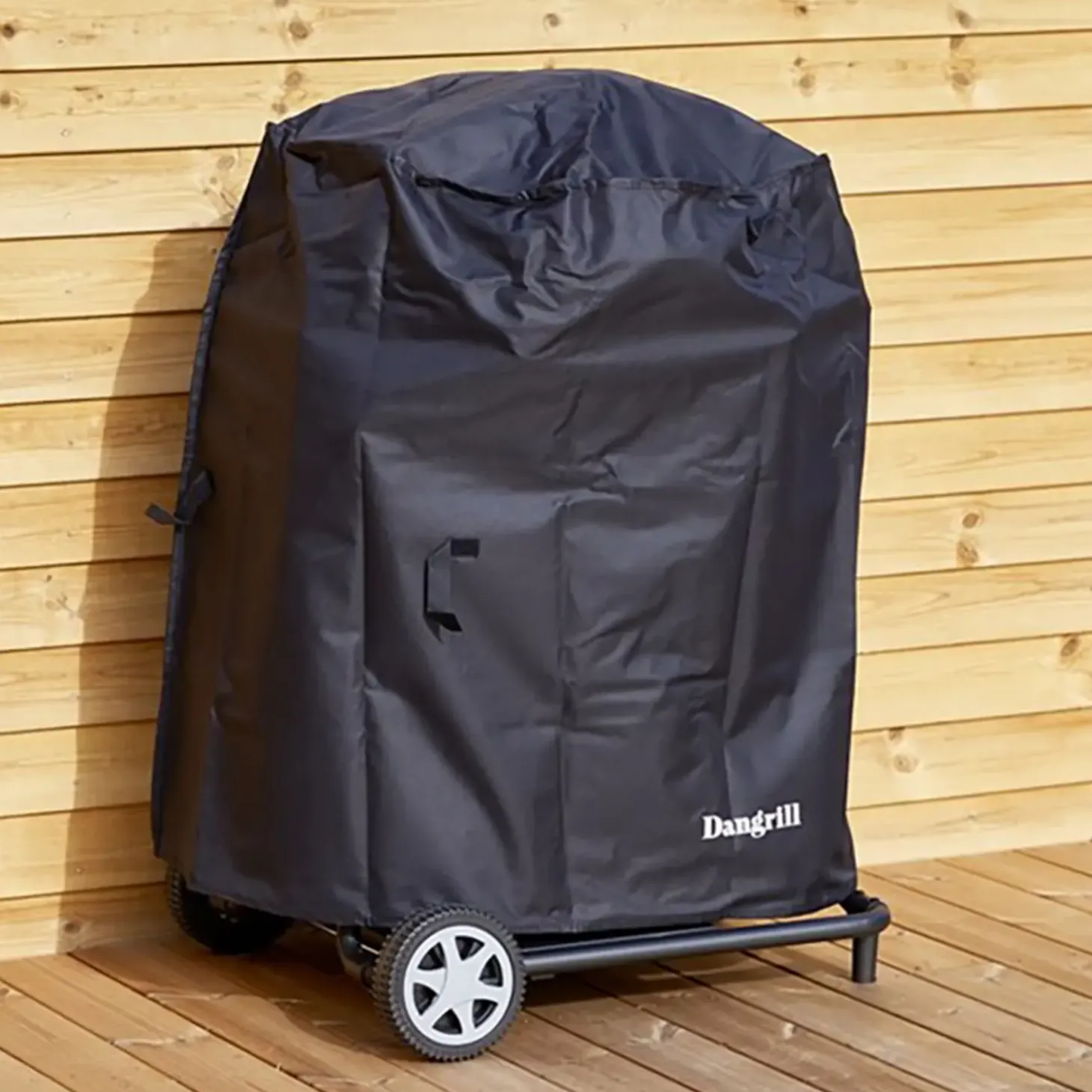 Kuglegrill grillbetræk sort, Ø57 cm