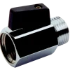 Kuglehane 1/2" m/greb krom