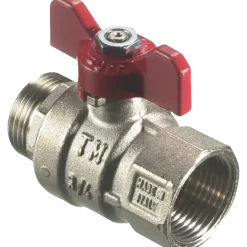 Kuglehane m/t-greb muffe/nippel 3/4"