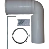 Laufen afløbsbøjning 70-220mm