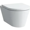 Laufen Kartell væghængt toilet inkl. SoftClose toiletsæde hvid