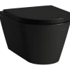 Laufen Kartell væghængt toilet Glossy sort
