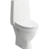 Laufen Kompas toilet m/skjult P-lås hvid