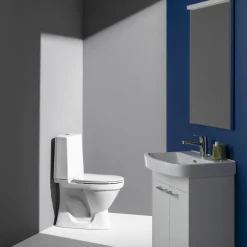 Laufen Kompas toilet t/limning m/skjult S-lås hvid