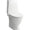 Laufen Pro-N toilet m/skjult S-lås hvid