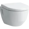 Laufen Pro væghængt toilet inkl. SoftClose toiletsæde hvid