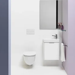 Laufen Pro væghængt toilet inkl. SoftClose toiletsæde hvid