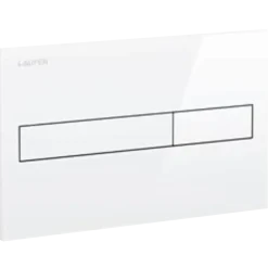 Laufen toilet trykknap 160x10x250 mm hvid
