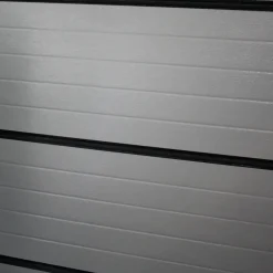 Ledhejseport sort/antracit B2410 x H1940 mm
