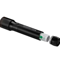 Ledlenser P7R Core lommelygte inkl. 1xgenopladelig batteri sort