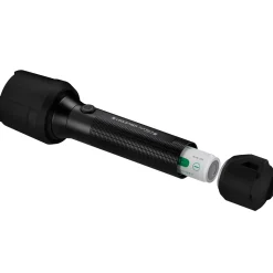 Ledlenser P6R Work lommelygte inkl. 1xgenopladelig batteri sort
