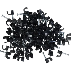 Ledn.clips R 3-5 100 stk. sort