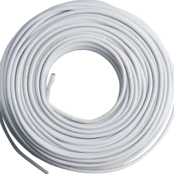 LED.rund 100 m H03VV-F hvid