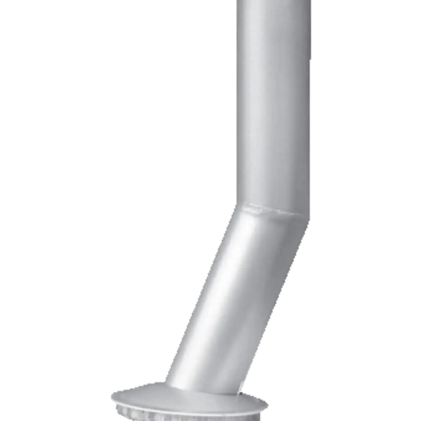 Lindab Rainline skydestykke skråt - Ø87 mm
