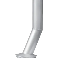 Lindab Rainline skydestykke skråt - Ø75 mm