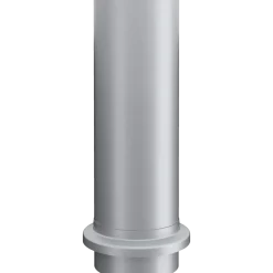 Lindab Rainline skydestykke lige - Ø87 mm