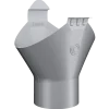 Lindab Rainline tudstykke Ø75/125 mm