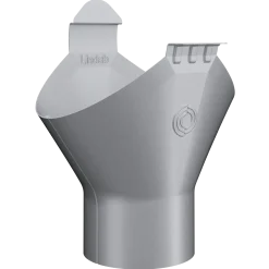 Lindab Rainline tudstykke Ø75/125 mm