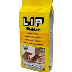 LIP fliseklæb 5 kg grå