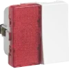 LK Fuga afbryder m/lampe 1-pol hvid