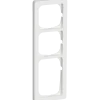 LK Fuga baseline 63 ramme 3 1/2 modul hvid
