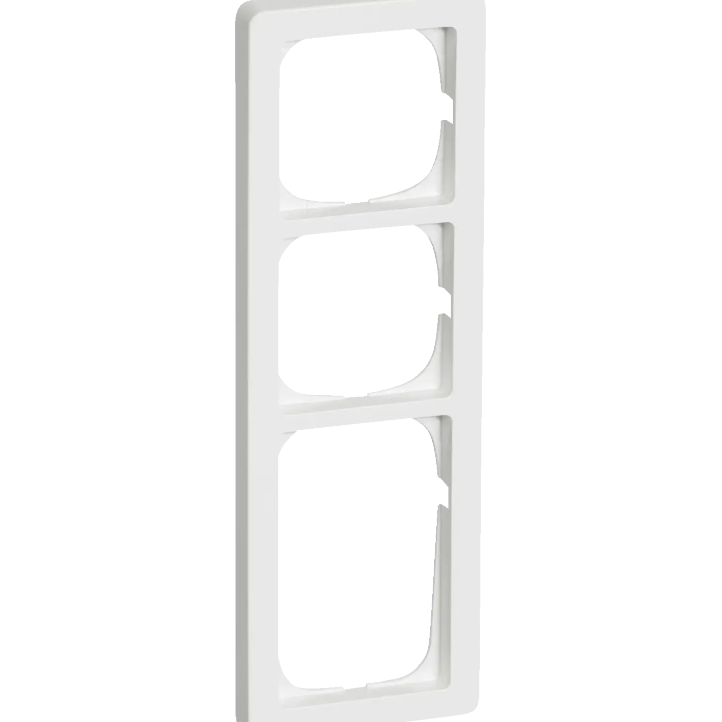 LK Fuga baseline 63 ramme 3 1/2 modul hvid