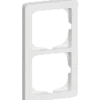LK Fuga baseline 63 ramme 2x1 modul hvid