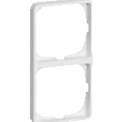 LK Fuga baseline 50 ramme 2x1 modul hvid