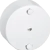 LK Fuga lampeudtag clipsroset m/jord Ø80 mm hvid