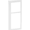 LK Fuga soft design inkl. Ramme 2 1/2 modul hvid