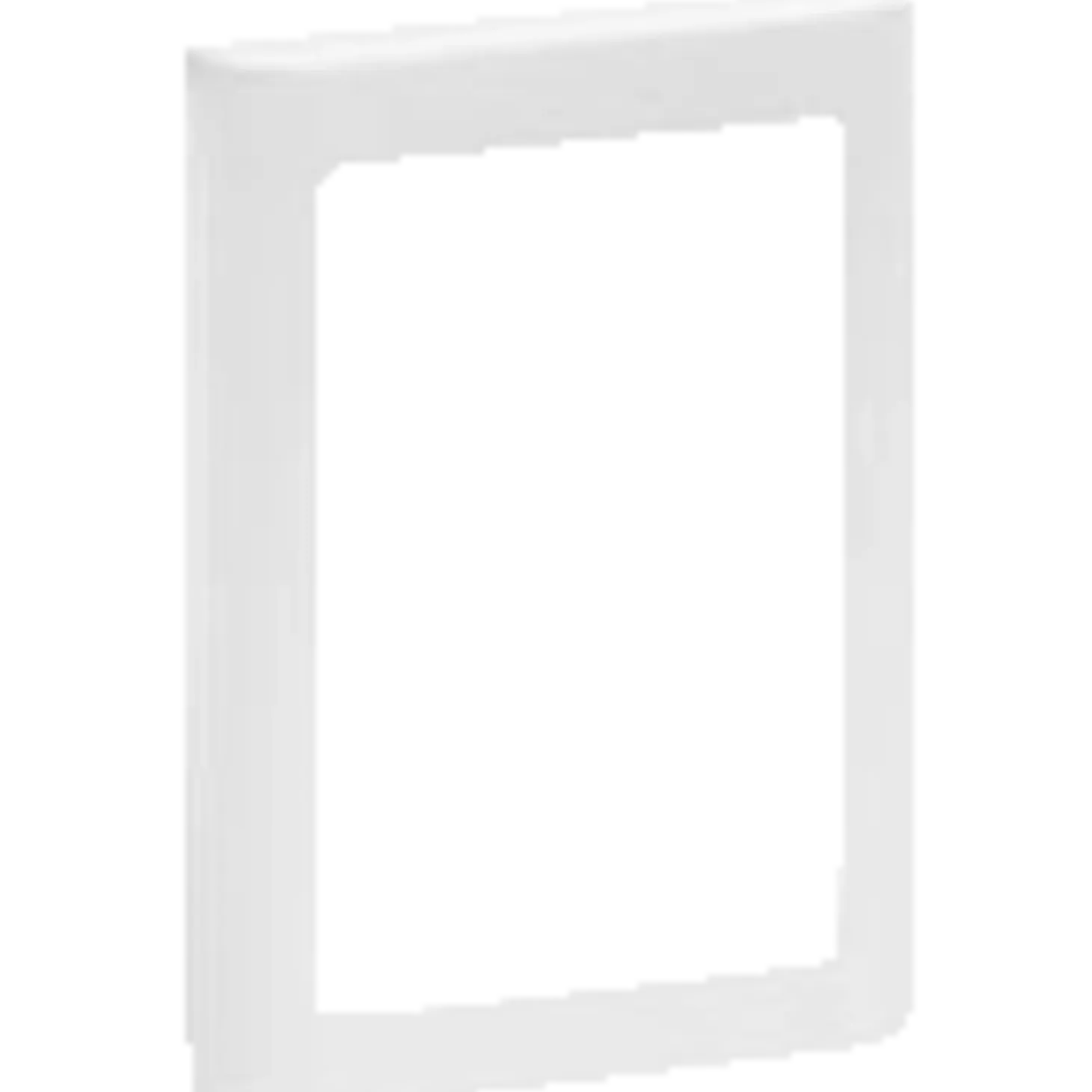 LK Fuga soft design ramme 1 1/2 modul hvid