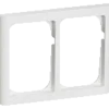 LK Fuga softline 63 ramme 2x1 1/2 modul hvid