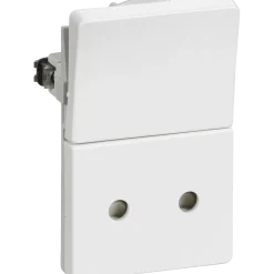 LK Fuga stikkontakt 1 1/2 modul hvid