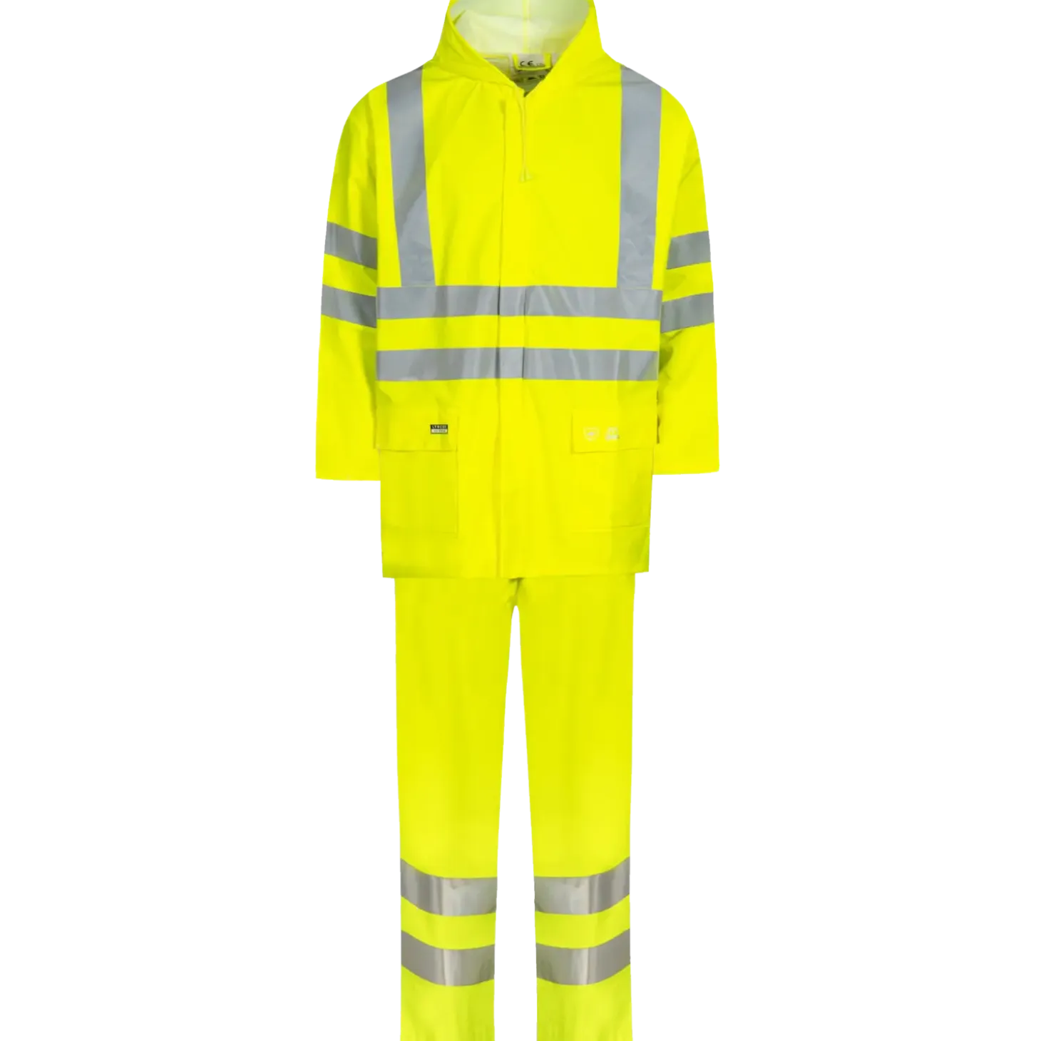 Lyngsøe microflex pu regnsæt gul str. XL