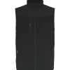 Lyngsøe rainwear foret vest med stretch sort str. S