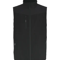 Lyngsøe rainwear foret vest med stretch sort str. S