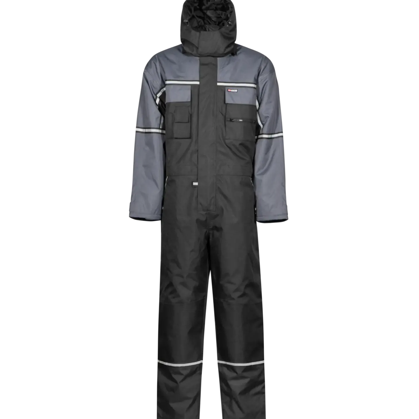 Lyngsøe rainwear Fox vinter kedeldragt sort/grå str. L