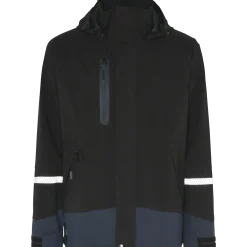 Lyngsøe rainwear skaljakke sort/navy str. L